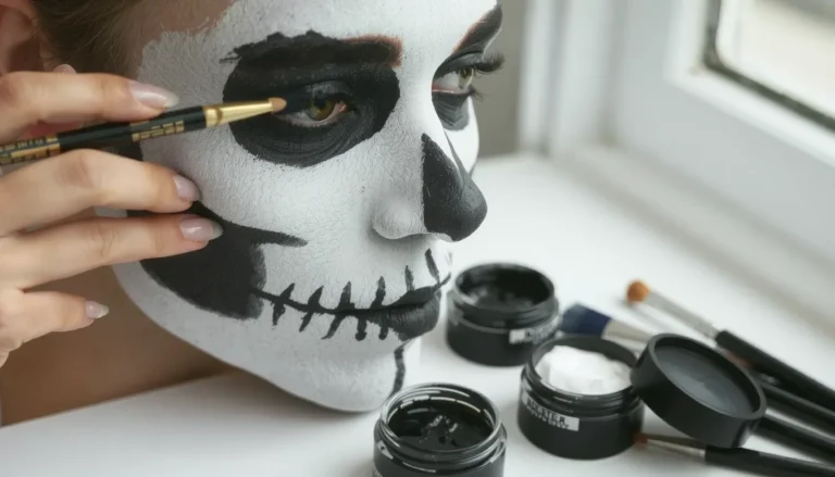 Maquillage noir et blanc Halloween : le guide complet pour choisir, appliquer et réussir votre look